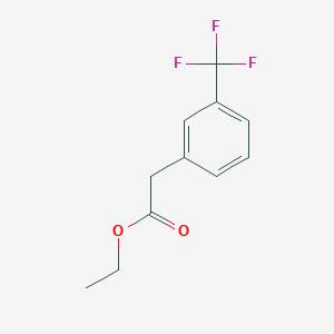 molecular formula C11H11F3O2 B1333610 Ethyl 2-(3-(trifluoromethyl)phenyl)acetate CAS No. 331-33-9