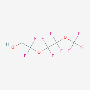 molecular formula C5H3F9O3 B1333612 1H,1H-Nonafluoro-3,6-dioxaheptan-1-ol CAS No. 330562-43-1