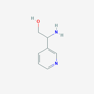 molecular formula C7H10N2O B1333618 2-Amino-2-(pyridin-3-yl)ethanol CAS No. 372144-01-9
