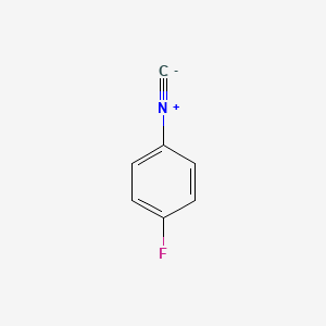 molecular formula C7H4FN B1333629 1-Fluoro-4-isocyanobenzene CAS No. 24075-34-1