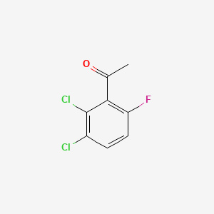 molecular formula C8H5Cl2FO B1333652 1-(2,3-Dichloro-6-fluorophenyl)ethanone CAS No. 870704-16-8