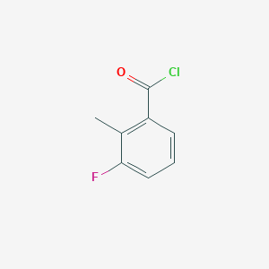 molecular formula C8H6ClFO B1333656 3-Fluoro-2-methylbenzoyl chloride CAS No. 168080-76-0