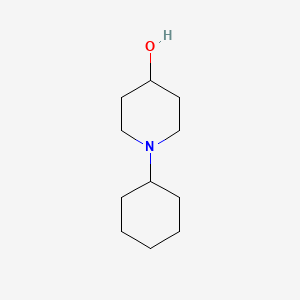 molecular formula C11H21NO B13336619 1-Cyclohexylpiperidin-4-ol 