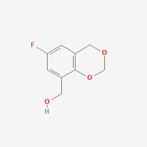 molecular formula C9H9FO3 B1333678 (6-fluoro-4H-1,3-benzodioxin-8-yl)methanol CAS No. 306934-89-4