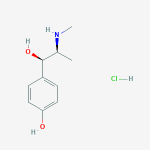 molecular formula C10H16ClNO2 B133368 Oxilofrine hydrochloride CAS No. 942-51-8