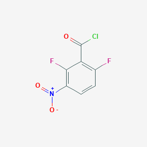 molecular formula C7H2ClF2NO3 B1333688 2,6-Difluoro-3-nitrobenzoyl chloride CAS No. 260552-98-5