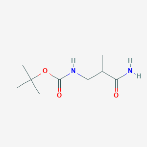 molecular formula C9H18N2O3 B133369 Methyl-3-(t-butoxycarbonylamino)propionic amide CAS No. 143979-23-1