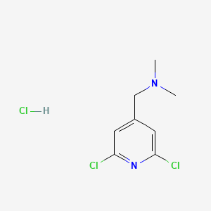 molecular formula C8H11Cl3N2 B1333690 N-[(2,6-Dichloropyridin-4-yl)methyl]-N,N-dimethylamine hydrochloride CAS No. 849060-72-6