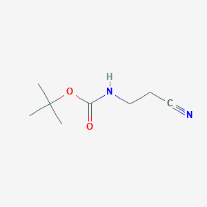 molecular formula C8H14N2O2 B1333693 tert-butyl N-(2-cyanoethyl)carbamate CAS No. 53588-95-7