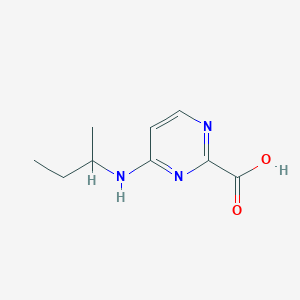 molecular formula C9H13N3O2 B13336941 4-(sec-Butylamino)pyrimidine-2-carboxylic acid 