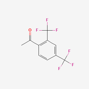 molecular formula C10H6F6O B1333706 2',4'-Bis(trifluoromethyl)acetophenone CAS No. 237069-82-8