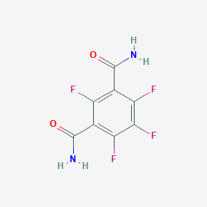 molecular formula C8H4F4N2O2 B133371 Tetrafluoroisophthalamide CAS No. 153279-27-7
