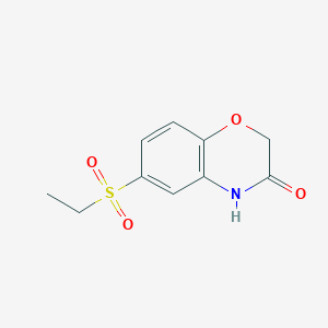 molecular formula C10H11NO4S B1333722 6-(ethylsulfonyl)-2H-1,4-benzoxazin-3(4H)-one CAS No. 874774-43-3