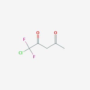 molecular formula C5H5ClF2O2 B1333724 1-Chloro-1,1-difluoropentane-2,4-dione CAS No. 2375-76-0