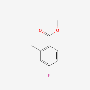 molecular formula C9H9FO2 B1333729 Methyl 4-fluoro-2-methylbenzoate CAS No. 174403-69-1