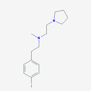 N-(2-(p-Iodophenyl)ethyl)-N-methyl-2-(1-pyrrolidinyl)ethylamine dihydrobromide