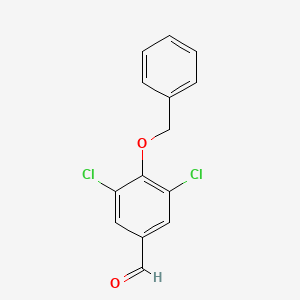 molecular formula C14H10Cl2O2 B1333733 4-(Benzyloxy)-3,5-dichlorobenzaldehyde CAS No. 289662-11-9
