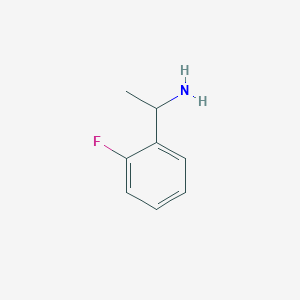 molecular formula C8H10FN B1333738 1-(2-Fluorophenyl)ethylamine CAS No. 74788-44-6