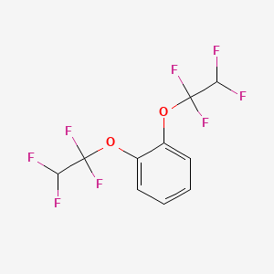 molecular formula C10H6F8O2 B1333744 1,2-Bis(1,1,2,2-tetrafluoroethoxy)benzene CAS No. 4063-48-3