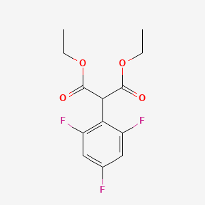 molecular formula C13H13F3O4 B1333755 Diethyl (2,4,6-trifluorophenyl)malonate CAS No. 262609-07-4