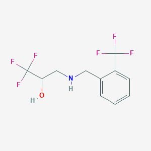 1,1,1-Trifluoro-3-{[2-(trifluoromethyl)benzyl]-amino}-2-propanol