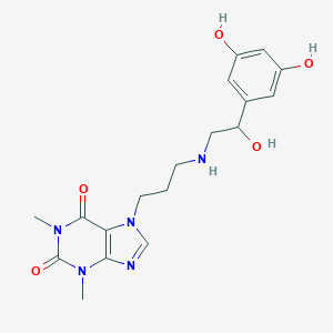molecular formula C18H23N5O5 B133377 Reproterol CAS No. 54063-54-6