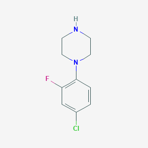 1-(4-Chloro-2-fluorophenyl)piperazine