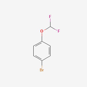molecular formula C7H5BrF2O B1333783 1-Bromo-4-(difluoromethoxy)benzene CAS No. 5905-69-1