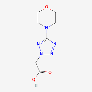 (5-Morpholin-4-yl-2H-tetrazol-2-yl)acetic acid