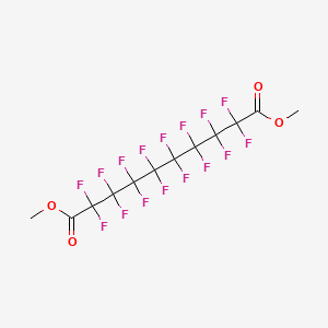 molecular formula C12H6F16O4 B1333789 Dimethyl hexadecafluorosebacate CAS No. 4590-24-3