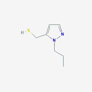 molecular formula C7H12N2S B13337927 (1-Propyl-1H-pyrazol-5-yl)methanethiol 