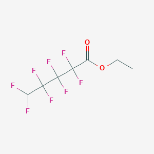 molecular formula C7H6F8O2 B1333793 Ethyl 2,2,3,3,4,4,5,5-octafluoropentanoate CAS No. 2795-50-8