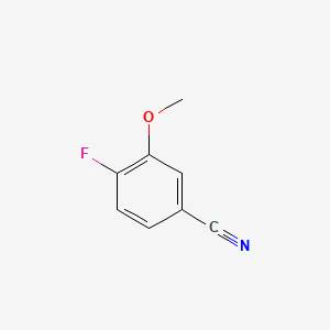 molecular formula C8H6FNO B1333802 4-Fluoro-3-methoxybenzonitrile CAS No. 243128-37-2
