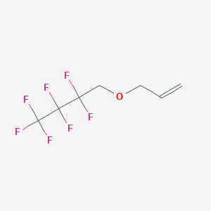 molecular formula C7H7F7O B1333812 Allyl 1H,1H-heptafluorobutyl ether CAS No. 648-42-0