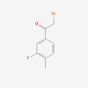 molecular formula C9H8BrFO B1333819 3-Fluoro-4-methylphenacyl bromide CAS No. 505097-09-6