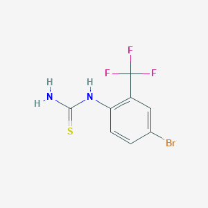 [4-Bromo-2-(trifluoromethyl)phenyl]thiourea