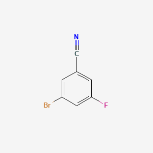 molecular formula C7H3BrFN B1333829 3-Bromo-5-fluorobenzonitrile CAS No. 179898-34-1