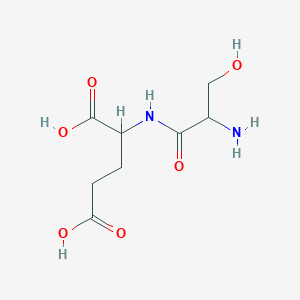 2-[(2-Amino-3-hydroxypropanoyl)amino]pentanedioic acid