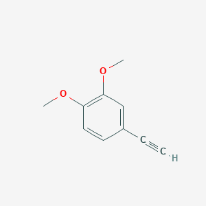 molecular formula C10H10O2 B1333843 3,4-Dimethoxyphenylacetylene CAS No. 4302-52-7