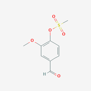 4-Formyl-2-methoxyphenyl methanesulfonate