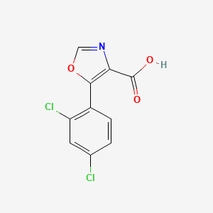 5-(2,4-Dichlorophenyl)oxazole-4-carboxylic acid