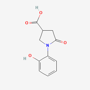 1-(2-Hydroxyphenyl)-5-oxopyrrolidine-3-carboxylic acid