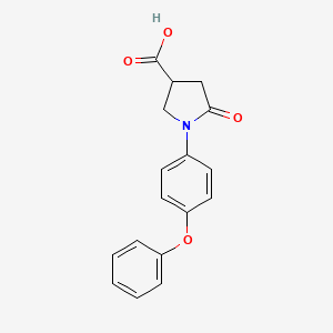 5-Oxo-1-(4-phenoxyphenyl)pyrrolidine-3-carboxylic acid
