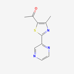 5-Acetyl-4-methyl-2-(2-pyrazinyl)thiazole