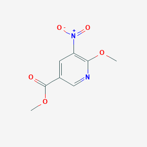 molecular formula C8H8N2O5 B1333893 Methyl 6-methoxy-5-nitronicotinate CAS No. 59237-49-9