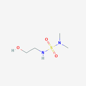 molecular formula C4H12N2O3S B1333901 Sulfamide, N'-(2-hydroxyethyl)-N,N-dimethyl- CAS No. 89846-09-3