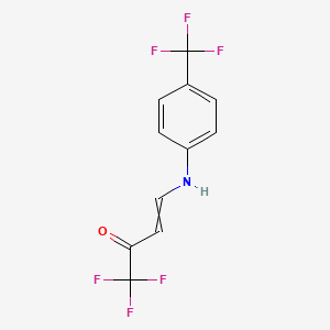 (E)-1,1,1-trifluoro-4-[4-(trifluoromethyl)anilino]-3-buten-2-one