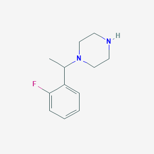 1-[1-(2-Fluorophenyl)ethyl]piperazine