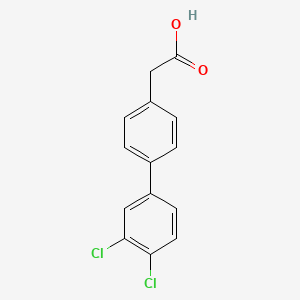 2-[4-(3,4-dichlorophenyl)phenyl]acetic Acid