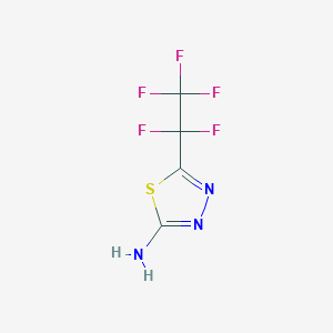 5-Pentafluoroethyl-[1,3,4]thiadiazol-2-ylamine